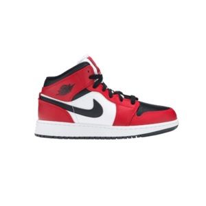 Air Jordan 1 Mid GS 'Chicago Black Toe'